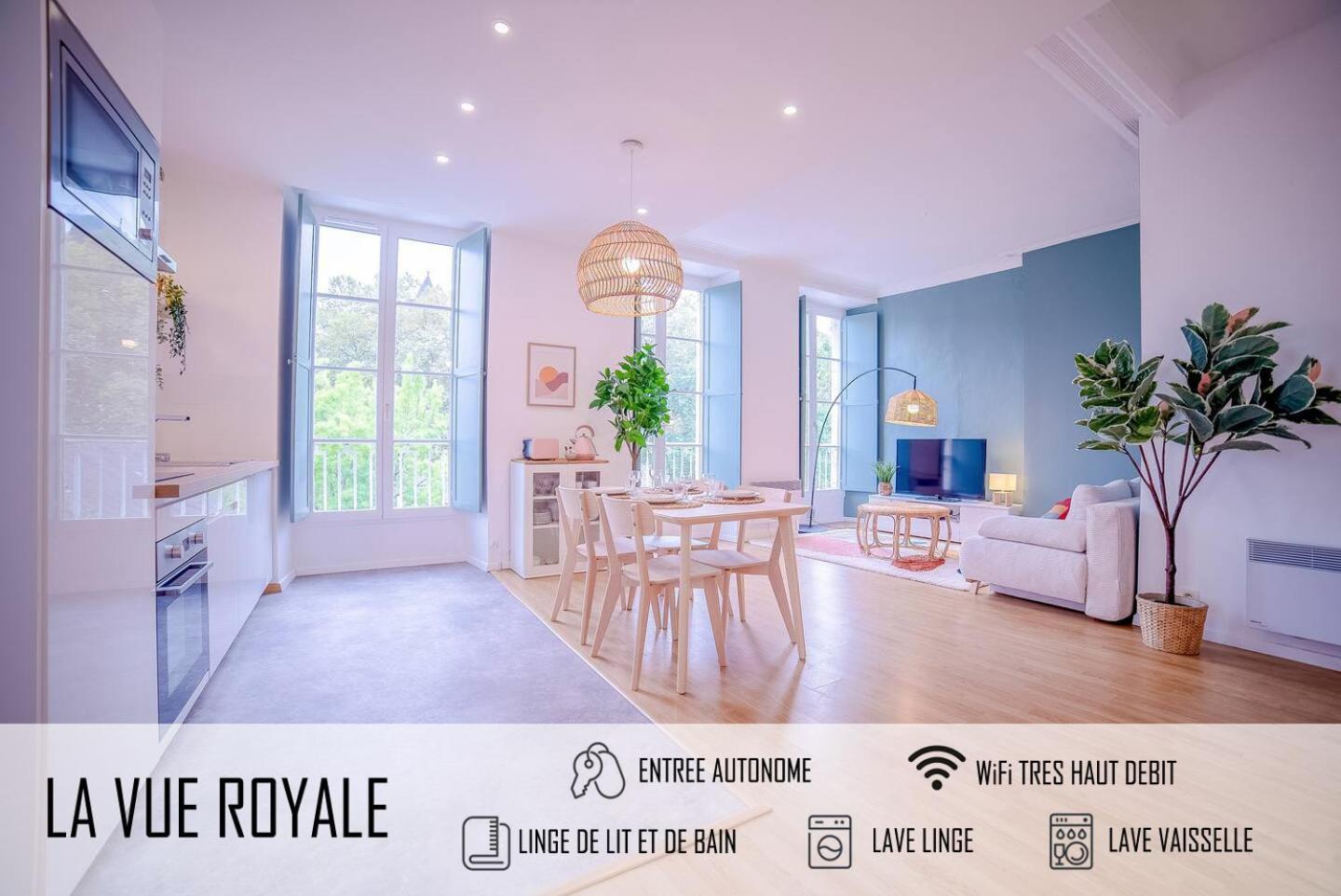 La Vue Royale - Face Au Chateau - Wifi - 4 Personnes Pau Buitenkant foto
